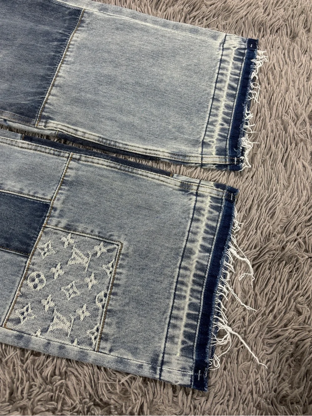 Louis Vuitton Patchwork Jeans